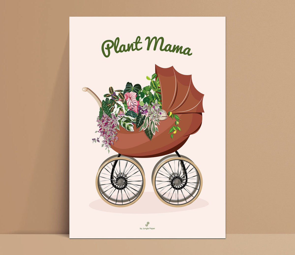 Plant Mama New Edition Affiche Plante A3 Poster Illustration Végé Pourdevenirgrandfr 1915